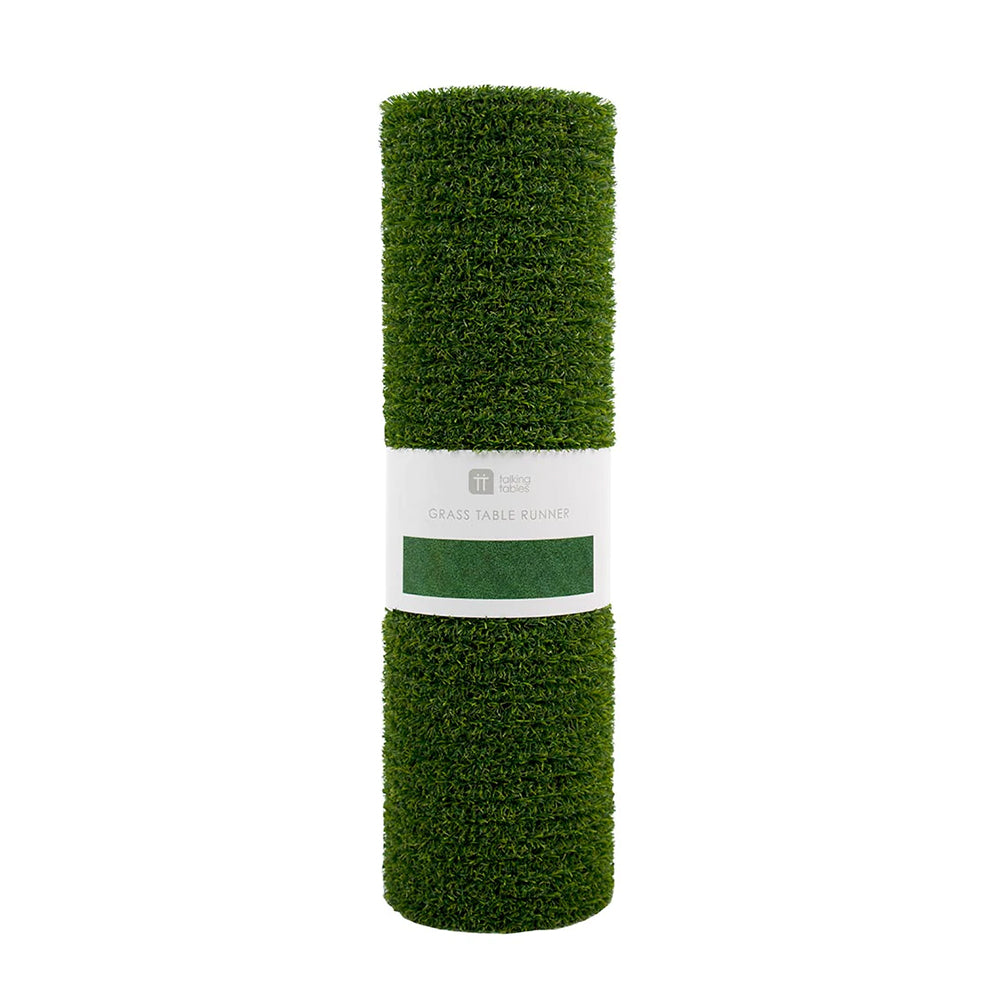 1.5m Green Artificial Grass Easter Party Table Runner Decoration