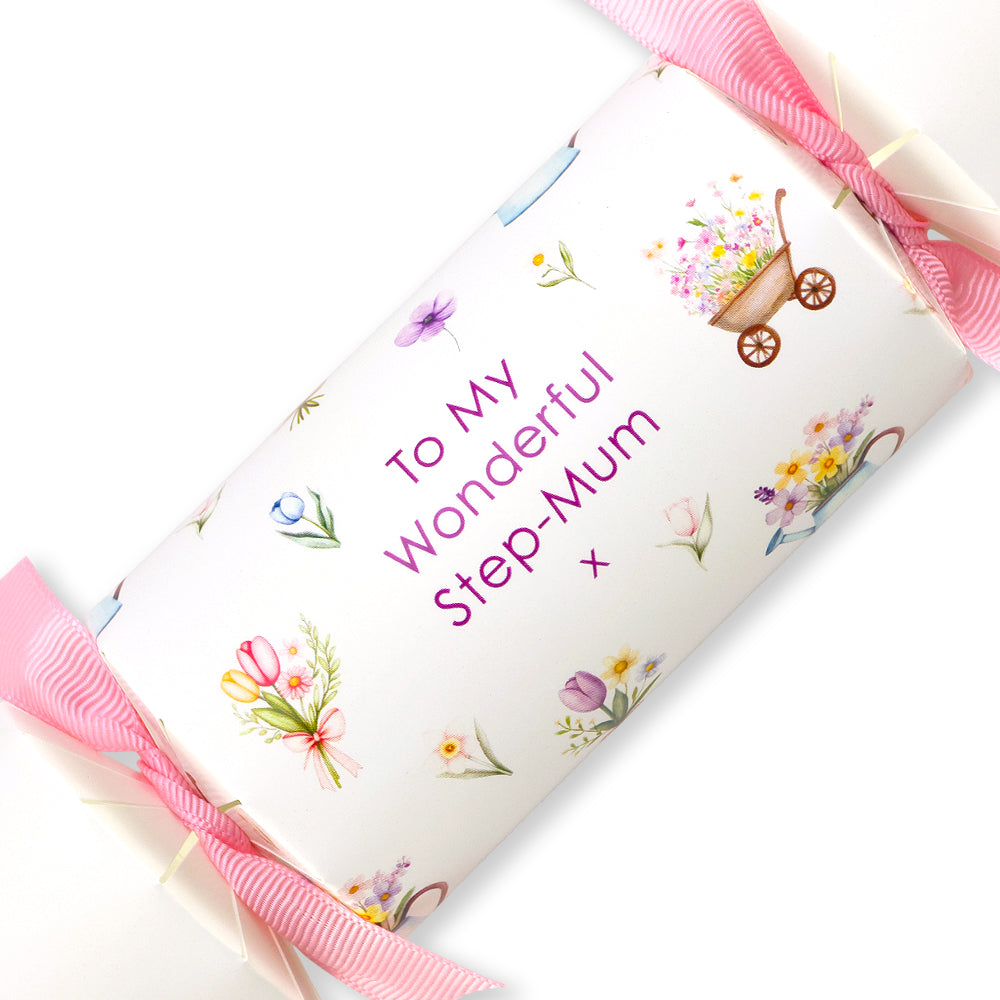 To My Wonderful Step-Mum | Mother's Day Cracker Kit | Spring Flowers | Single