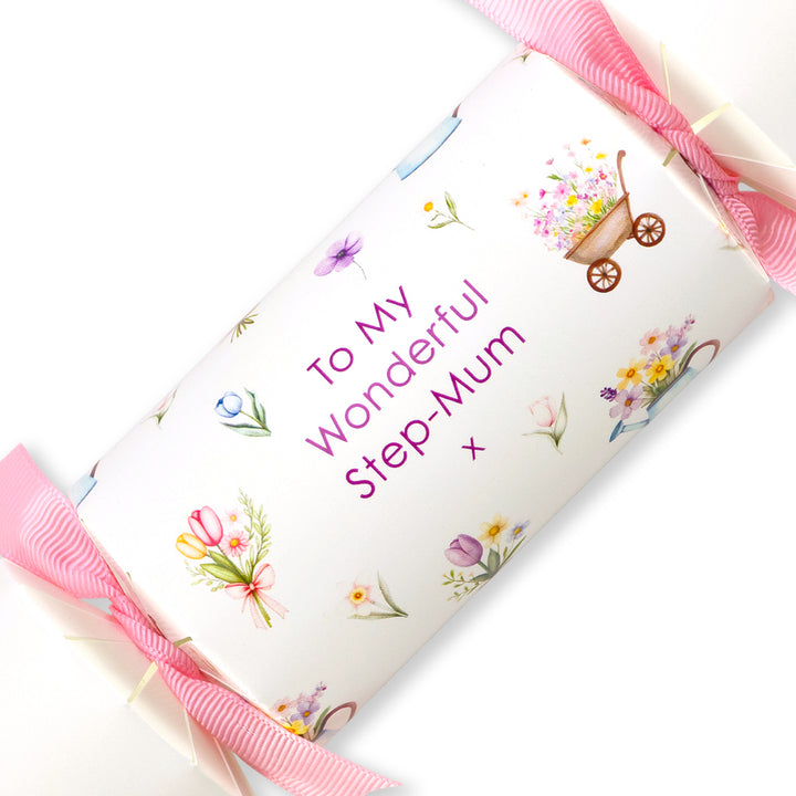 To My Wonderful Step-Mum | Mother's Day Cracker Kit | Spring Flowers | Single