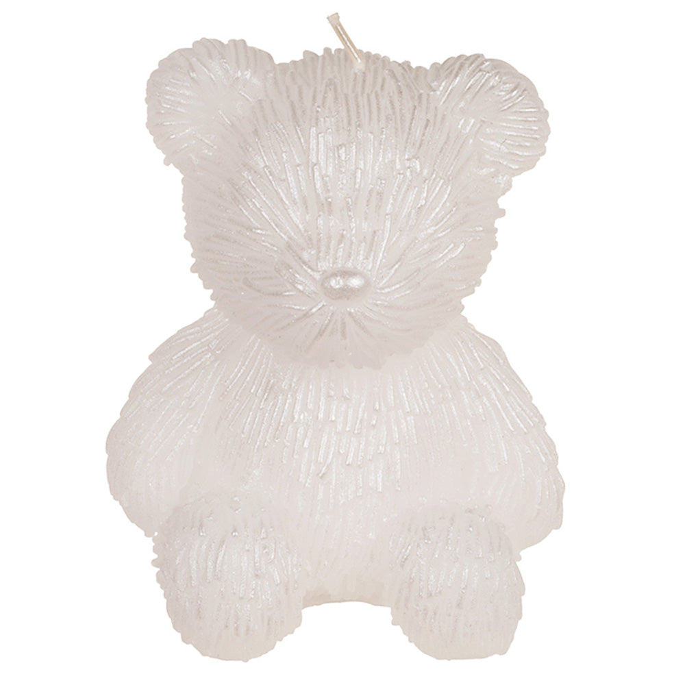 Gorgeous Teddy Bear Candle | White or Pink | Home Décor & Gift Idea