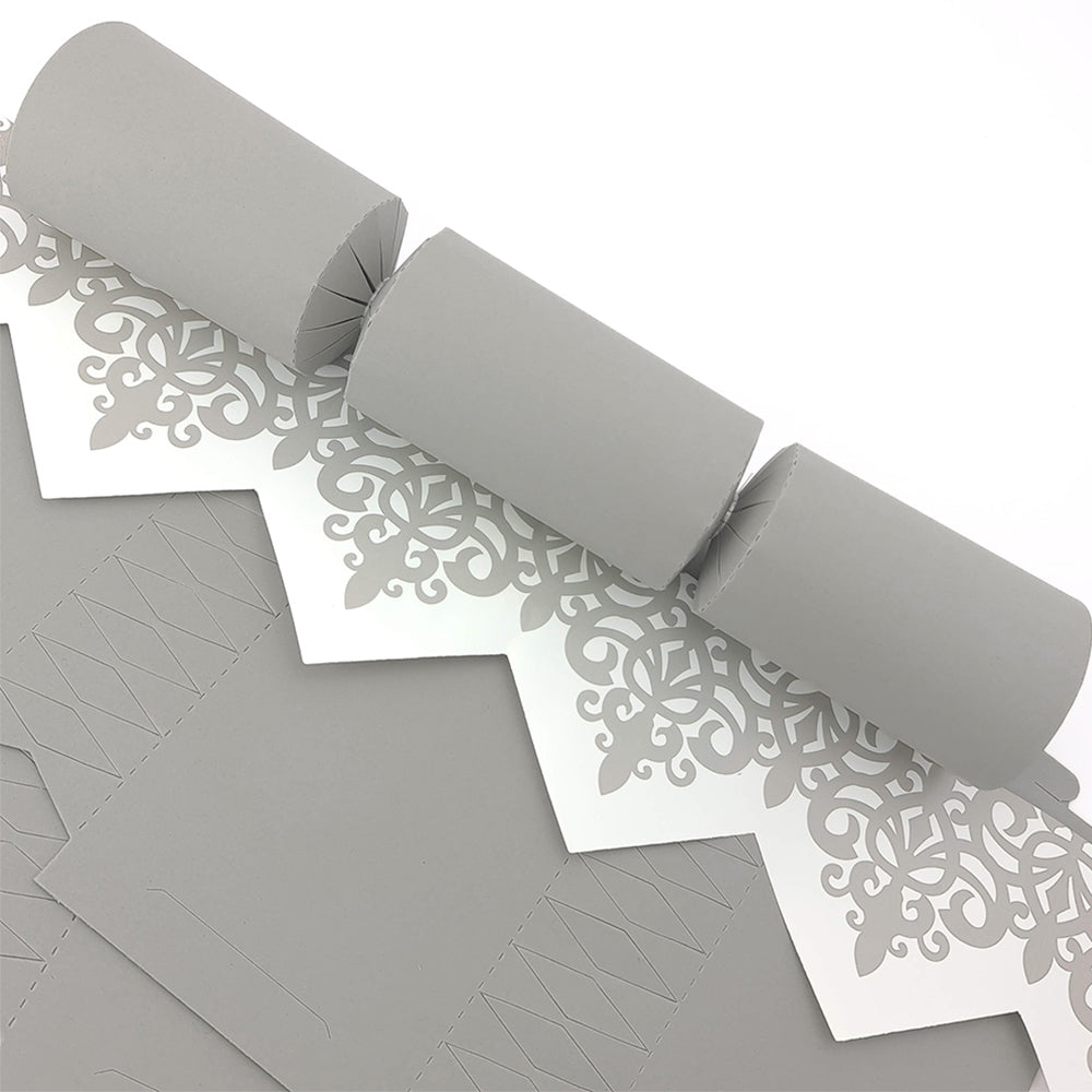 Silver Grey | Premium Cracker Making DIY Craft Kits | Make Your Own | Eco Recyclable