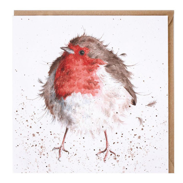 The Jolly Robin | Blank Card | 15x15cm | Wrendale Designs