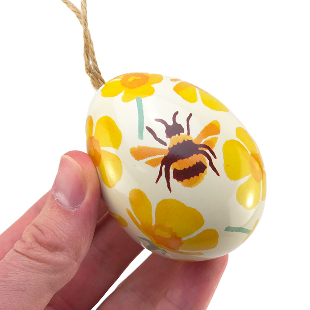 Emma Bridgewater | Two Part Hanging Easter Egg | Fillable Tin | 7cm