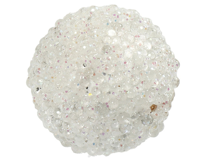 12 Wired White Glittered Berries for Christmas Wreaths & Floristry