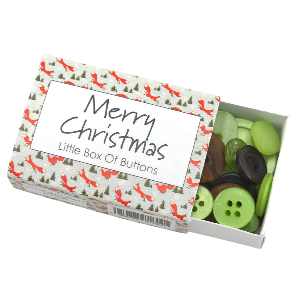 Christmas Fox | Little Crafty Box of Buttons | Cracker Filler | Little Gift