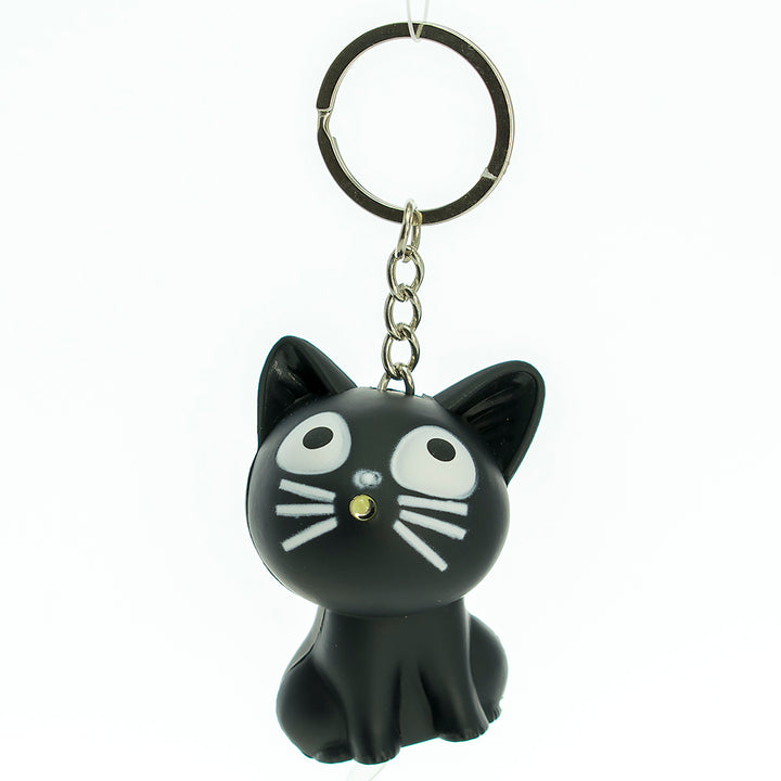 Light Up Pussy Cat Keyring - Cracker Filler Gift