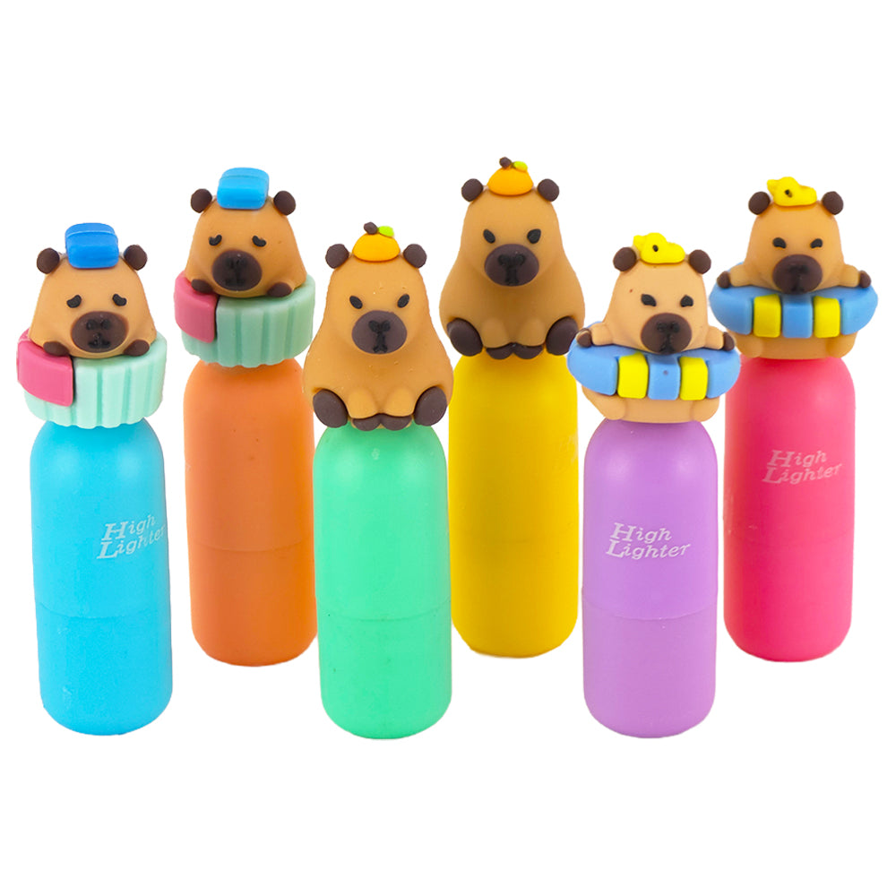 Highlighter Bug Capybara | Mini Highlighter Pen | Single | Little Gift | Cracker Fille ...