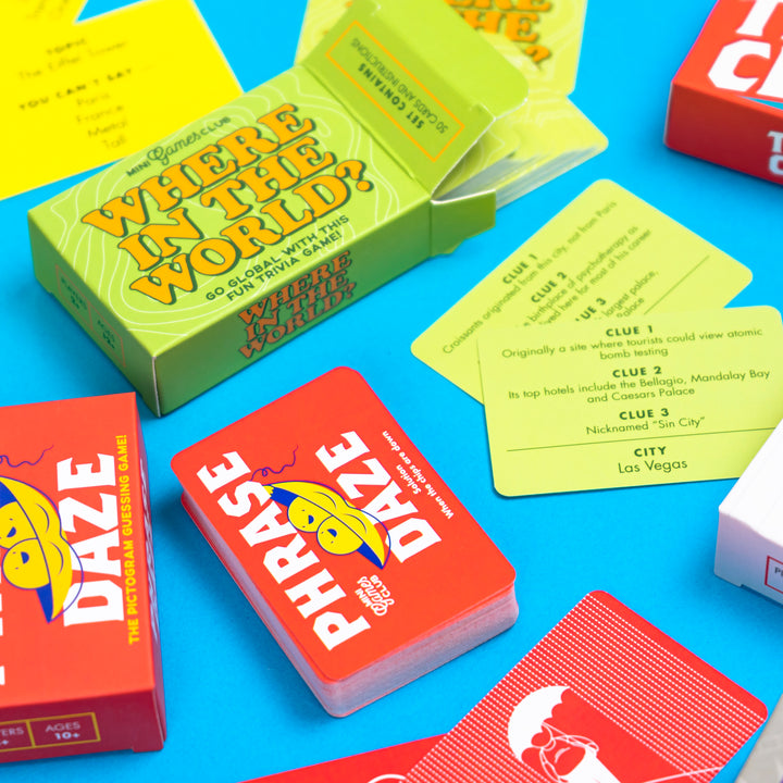 Mini Boxed Card Games | Various Designs | Cracker Filler | Mini Gift