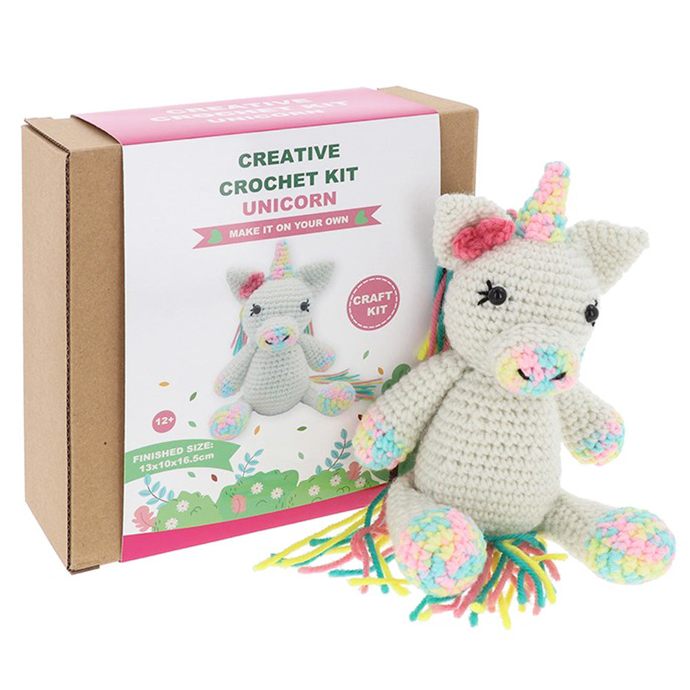 Unicorn | Complete Crochet Craft Kit | Older Kids & Beginners