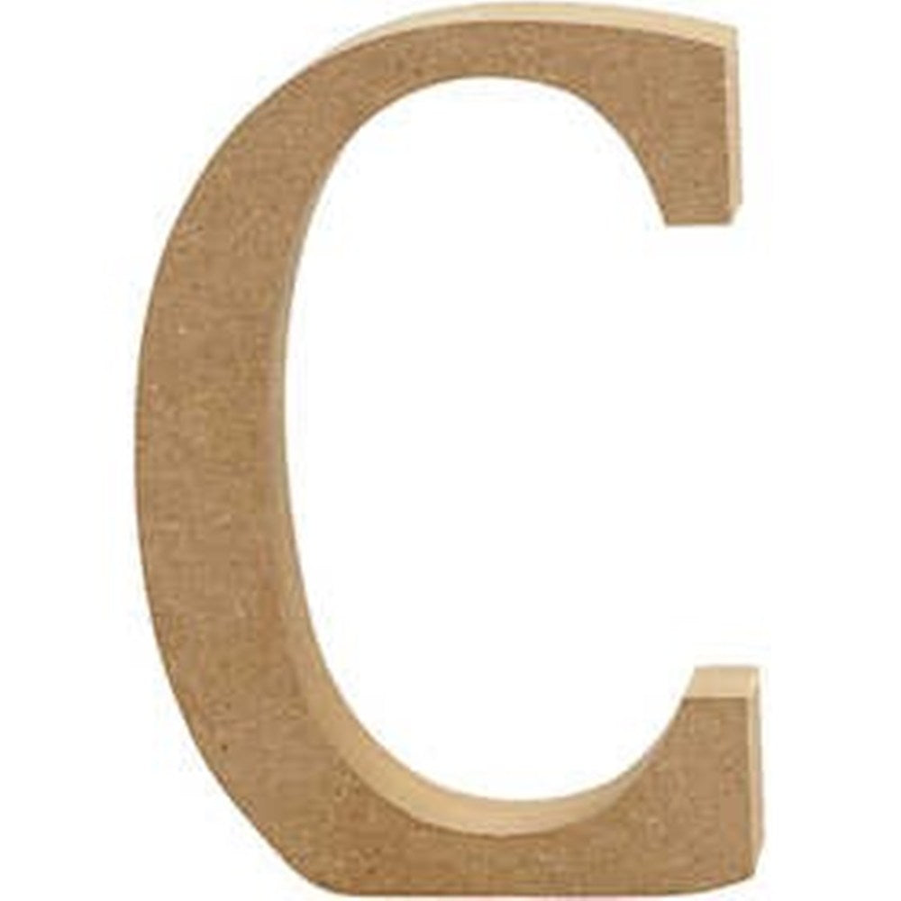 Large 13cm Wooden MDF Capital Letters, Numbers & Symbols for Crafts