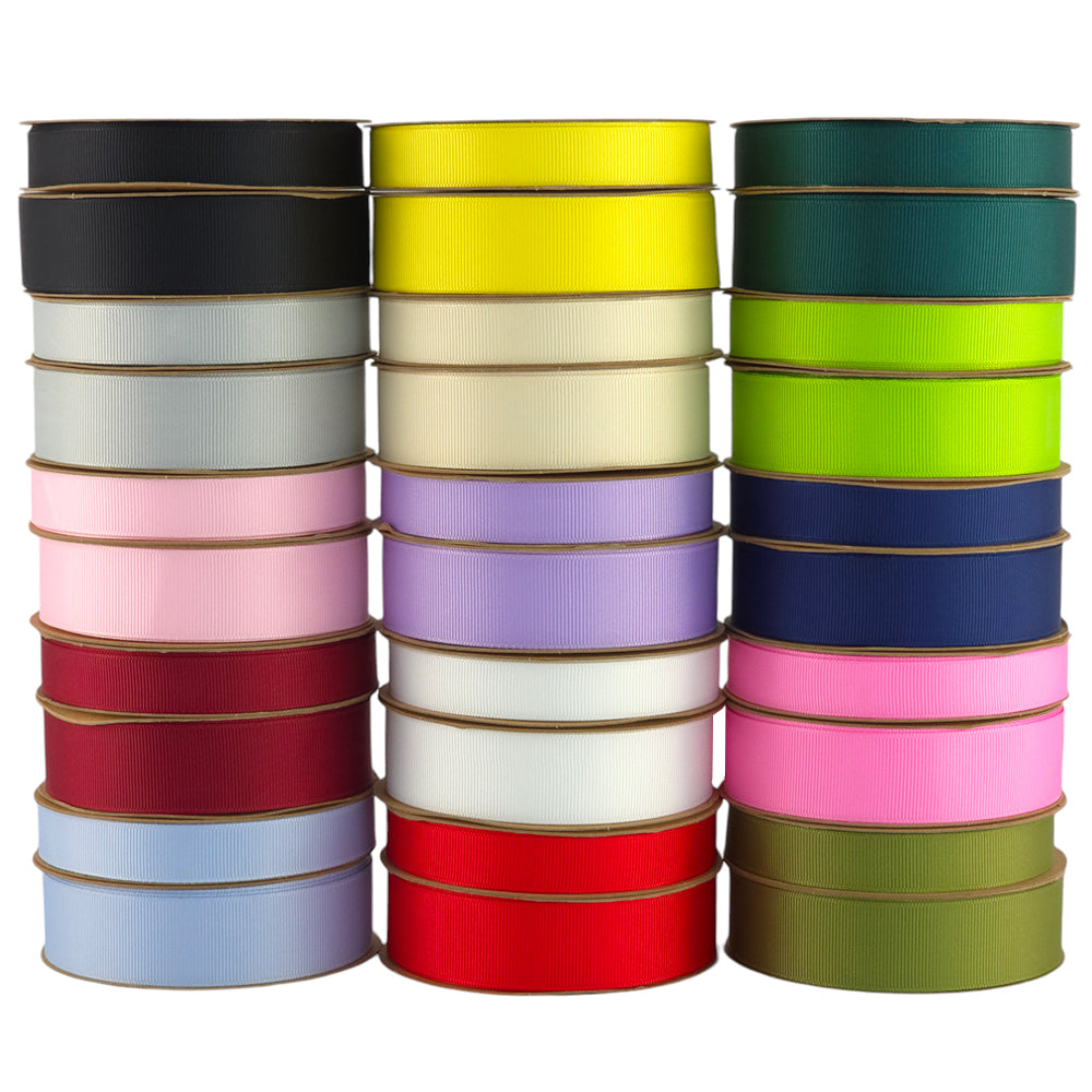 Recyclable Ribbons Eco Recycled Plastic | Grosgrain Ribbon | 16mm or 25mm Wide | 20 Yard ...