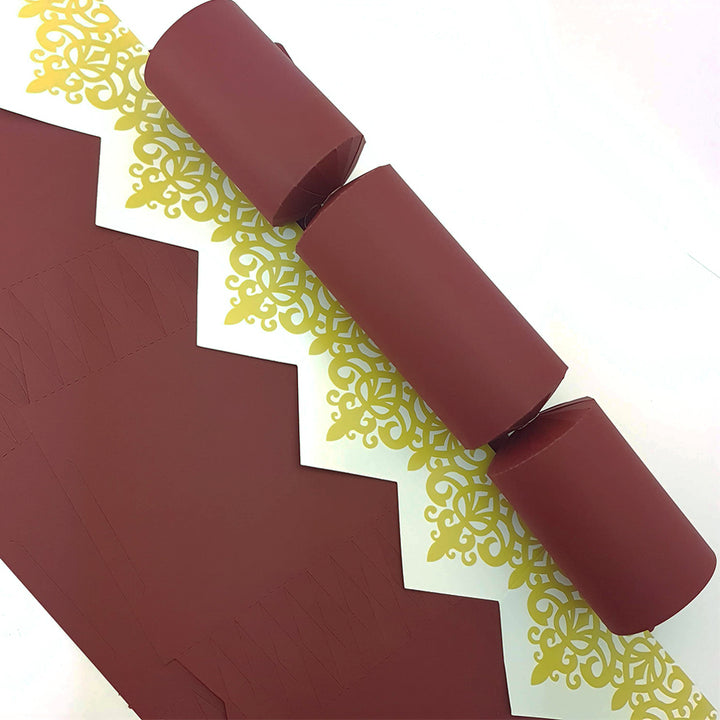 Burgundy Red | Premium Cracker Making DIY Craft Kits | Make Your Own | Eco Recyclable