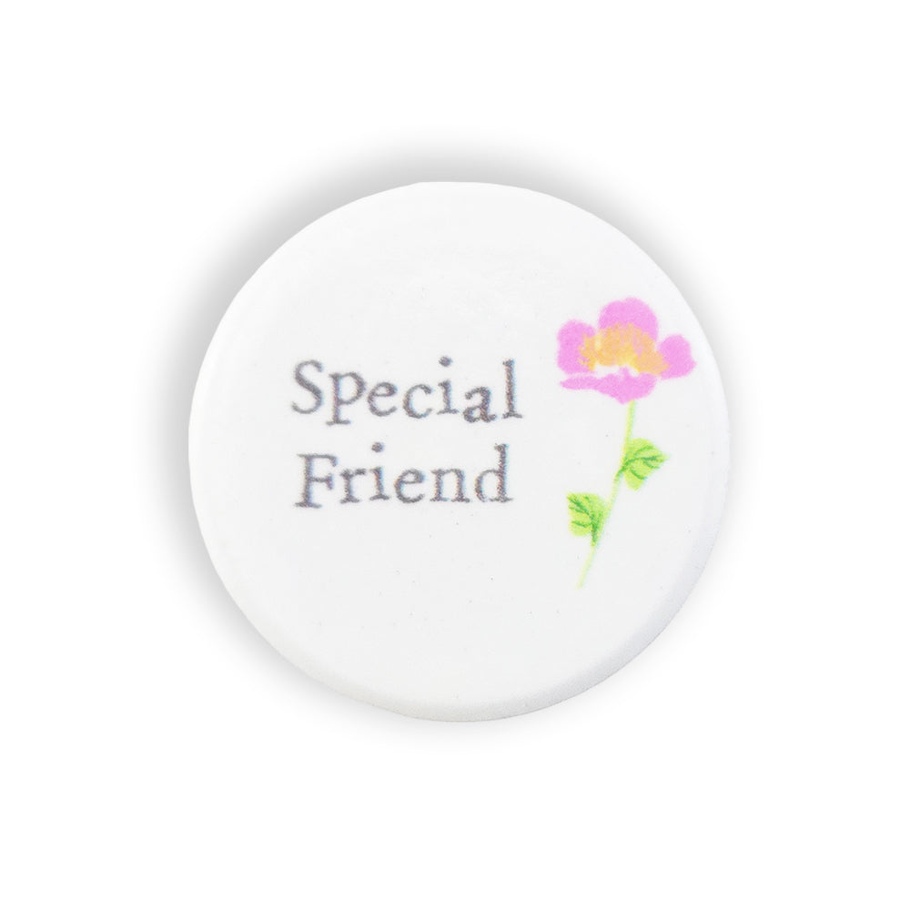Special Friend | Floral Ceramic Mini Token | Mini Gift | Cracker Filler