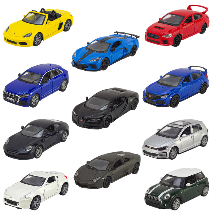 Premium Metal Sports &amp; Racing Cars | Pull Back Toy | Little Cracker Filler Gifts