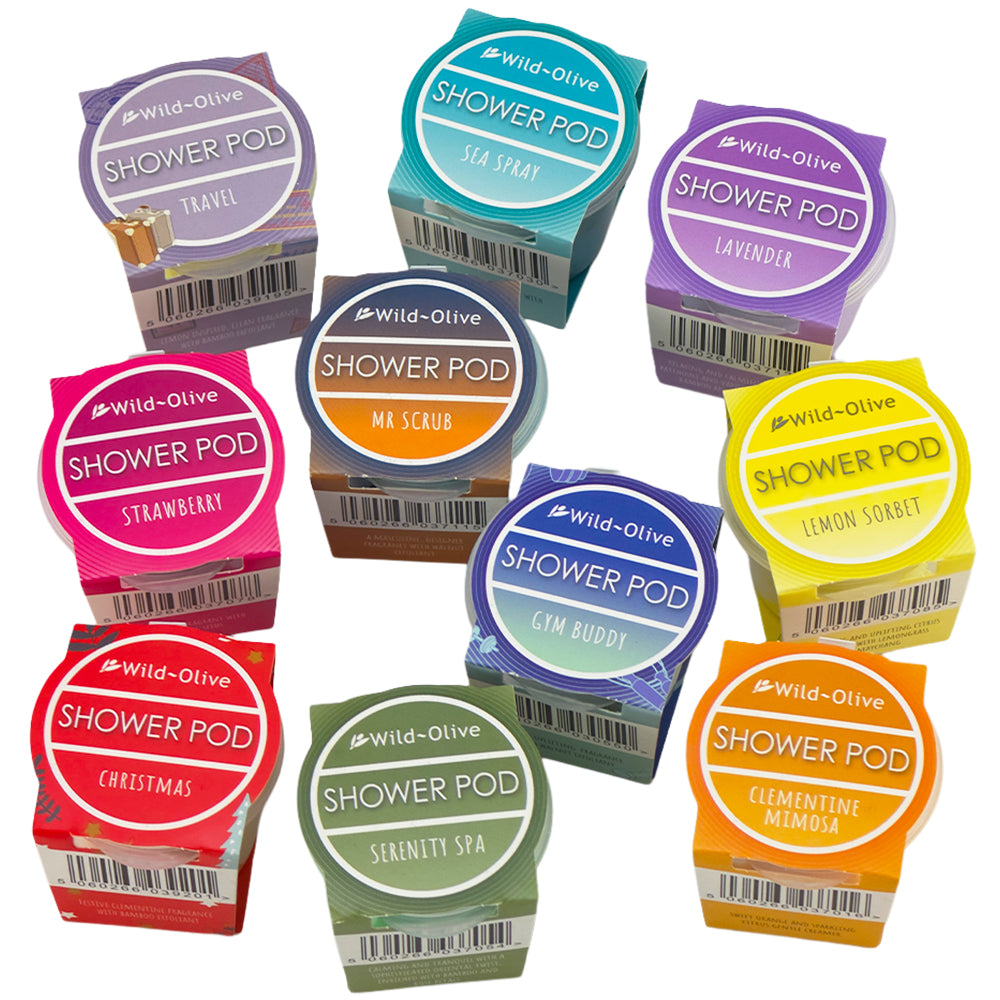 Scented Shower Pod | 5 Showers | Pick a Scent | Mini Gift | Cracker Filler