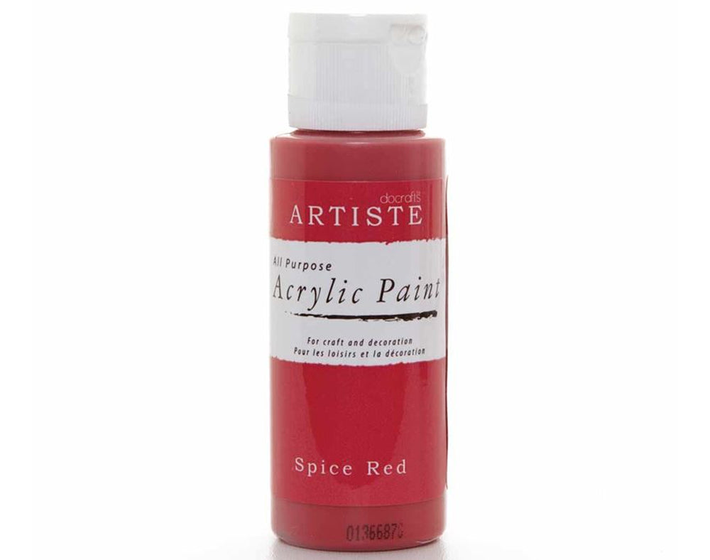 Spice Red docrafts Artiste All Purpose Acrylic Craft Paint - 59ml