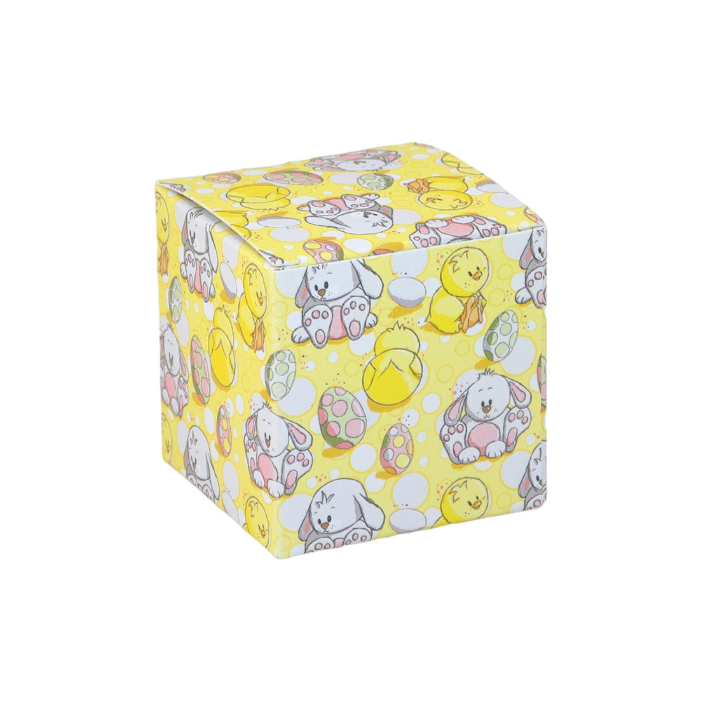 Cute Easter Chick | Mini Gift Box | 5cm Cube | 6 Boxes