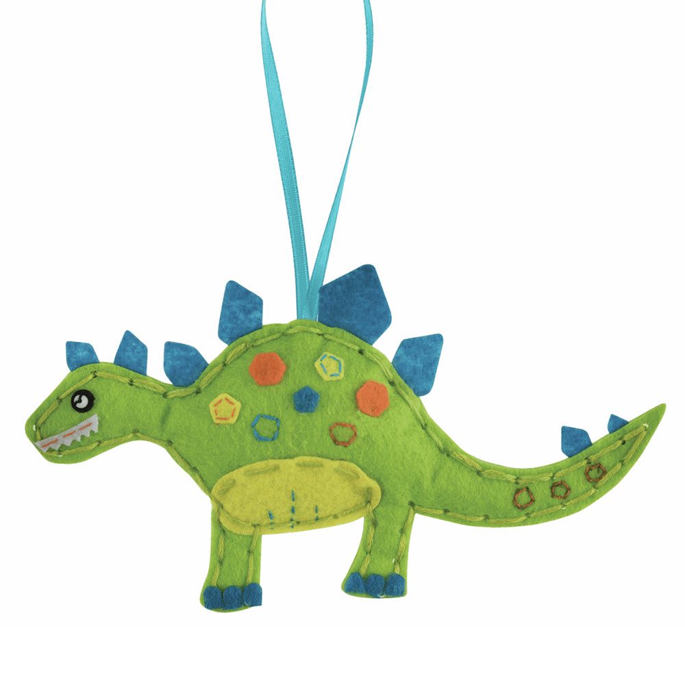 Sewing Kit to Make a Felt Dinosaur Decoration