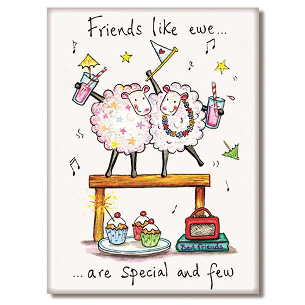 Friends Like Ewe Are Special & Few | Funny Magnet | Little Gift | Cracker Filler