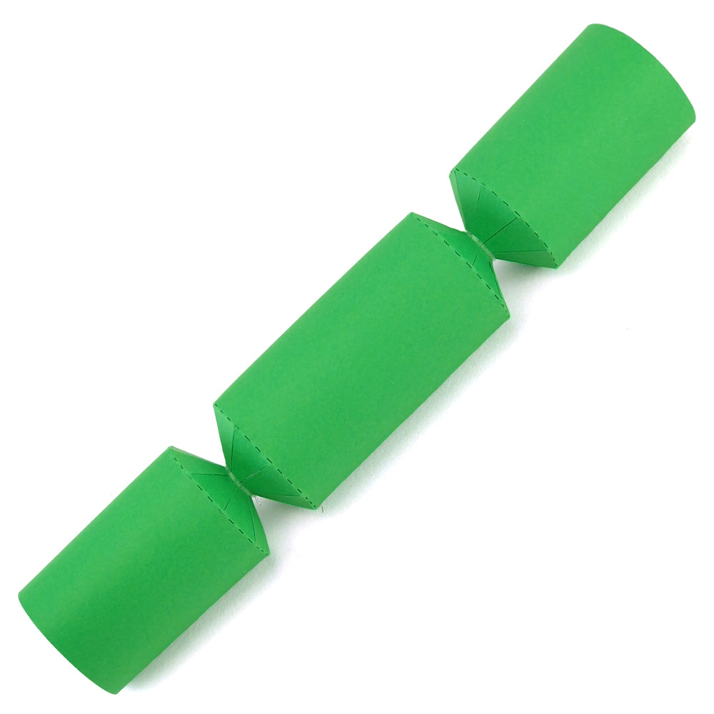 Emerald Green | Make & Fill Your Own Small Crackers | 10 or 100 | Eco Recyclable