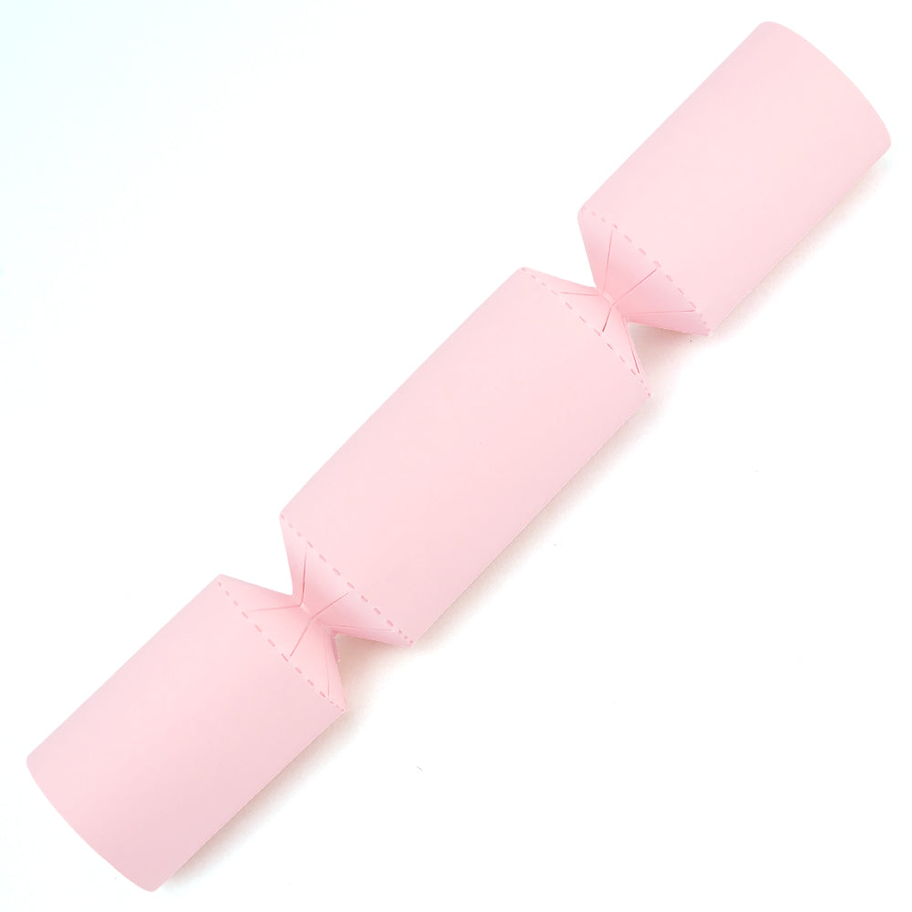 Pastel Pink | Make & Fill Your Own Small Crackers | 10 or 100 | Eco Recyclable
