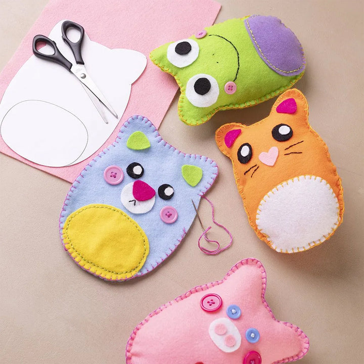 Sewing Starter Craft Kit | Felt Animals | Kids Crafts | Complete Boxed Set