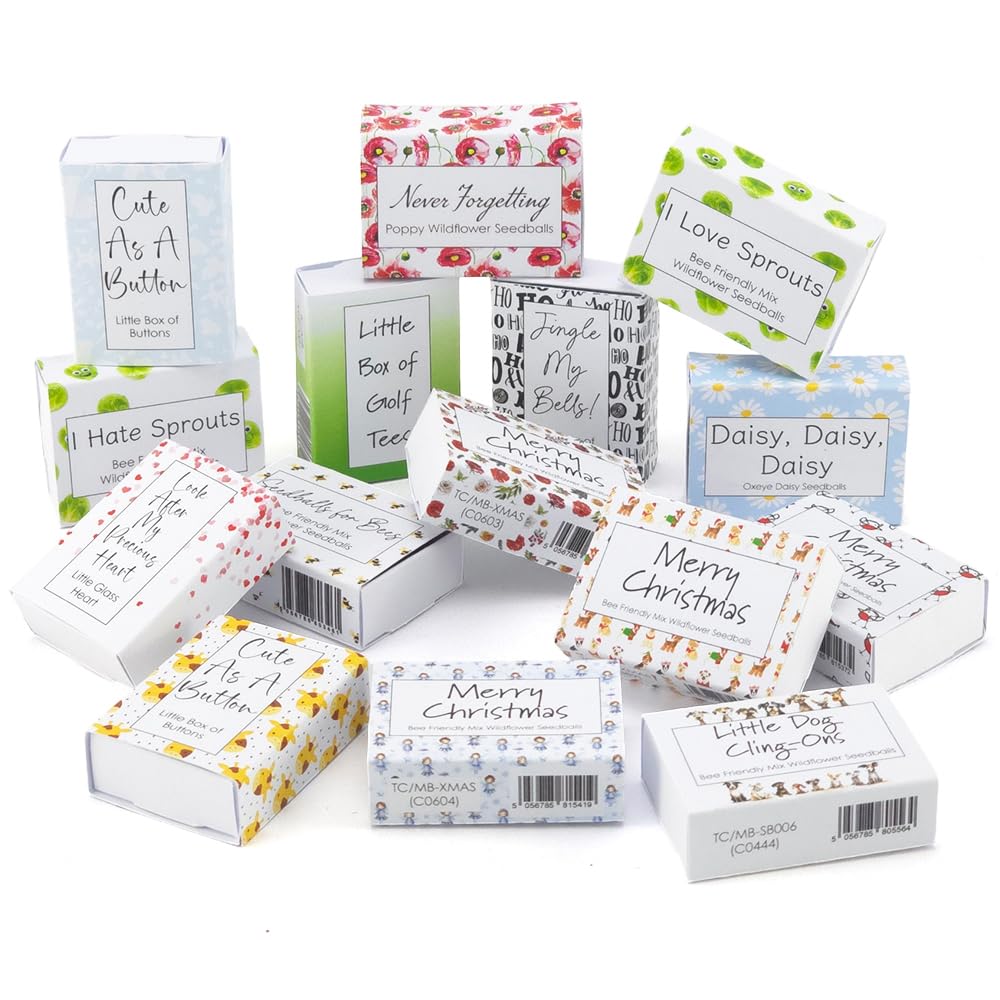 Watercolour Eucalyptus | Little Crafty Box of Buttons | Cracker Filler Little Gift