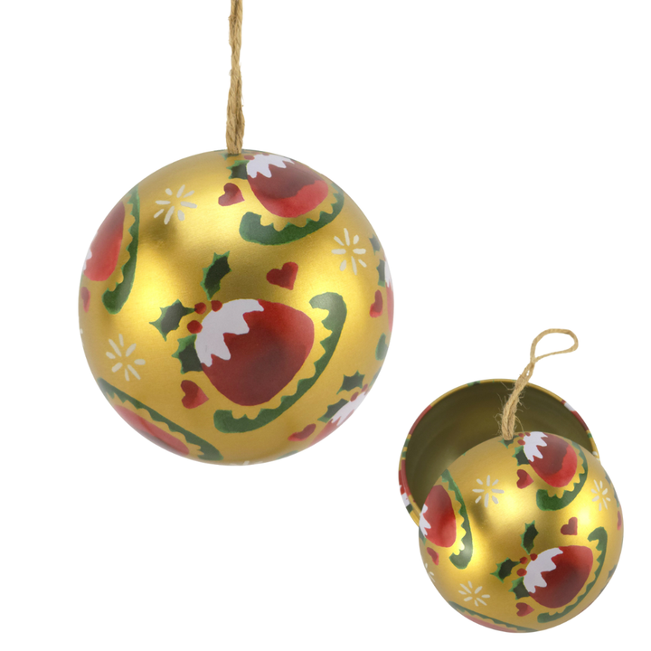 Fillable Tinware Christmas Bauble | Emma Bridgewater | 7cm