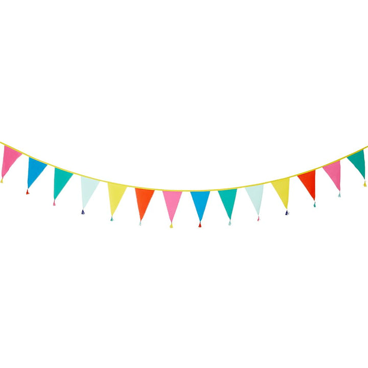 Bright Colours | 3m Fabric Cotton Party Bunting