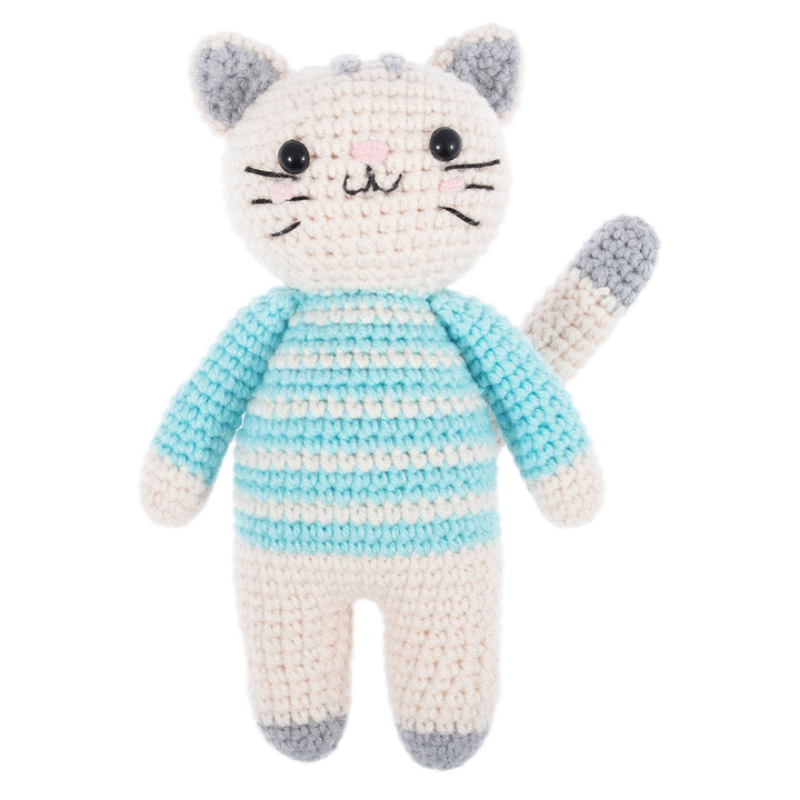 Amigurumi Cat | Complete Crochet Craft Kit | 19cm Tall