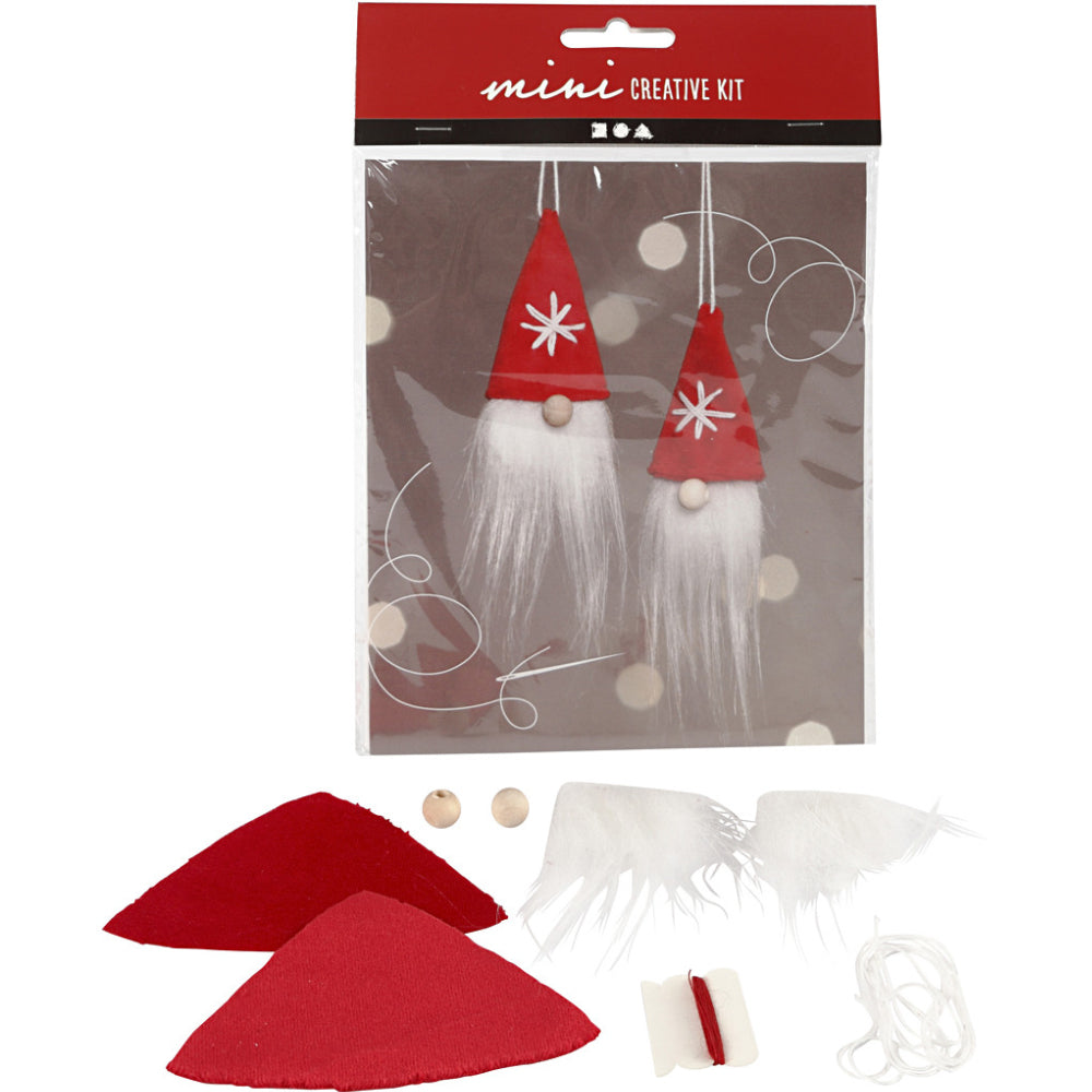 Christmas Hanging Gnomes Sewing Craft Kit | DIY Decoration