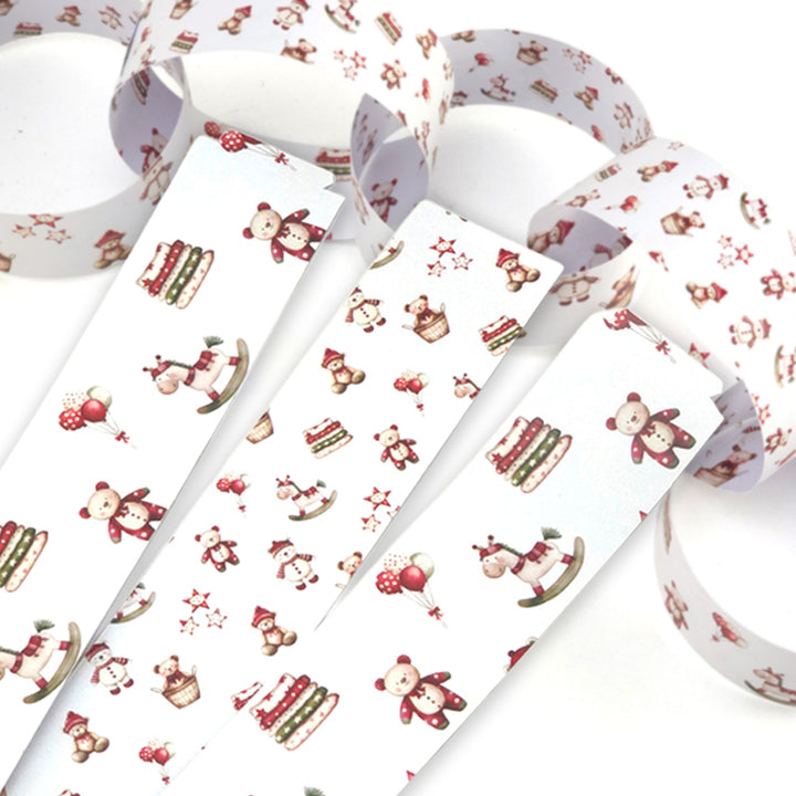 30 Reusable Paper Chains | Baby's First Christmas | No Glue Needed | 2.5m