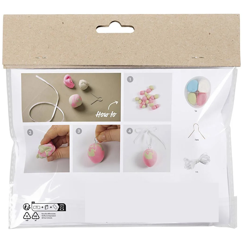 Mini Egg Clay Modelling Kit | Easter Craft Set for Kids
