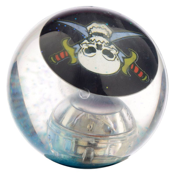 Pirate LED Flashing Rubber Bouncy Ball | 5.5cm | Party Bag Gift | Cracker Filler