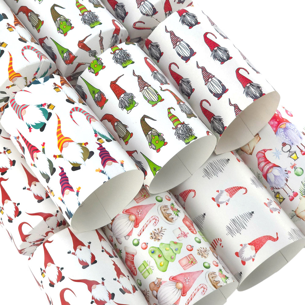 Gonks | Christmas Cracker Making Craft Kits | Makes 6 | Big Choice of Designs