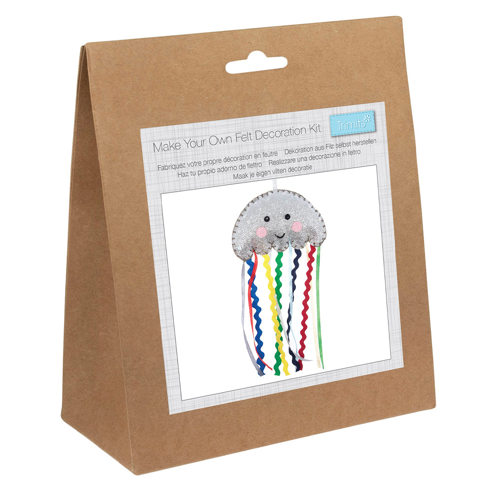 Jellyfish Decoration | Mini Felt Sewing Kit | Complete Craft Kit