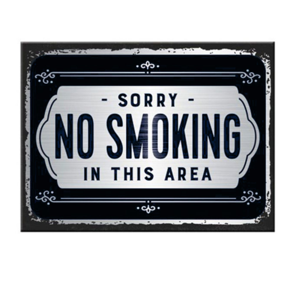 Fridge Magnet Sorry No Smoking In This Area | Cracker Filler | Mini Gift