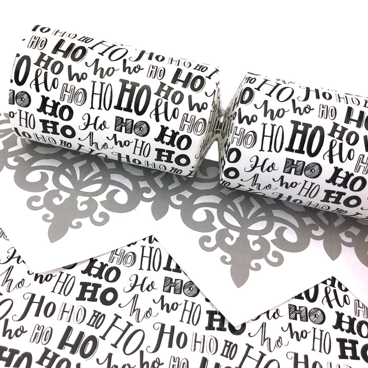 Ho Ho Ho Print | Christmas Cracker Making Craft Kit | Make &amp; Fill Your Own