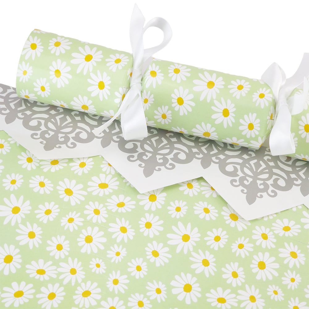 Green Daisy Flower | Cracker Making Craft Kit | Make &amp; Fill Your Own