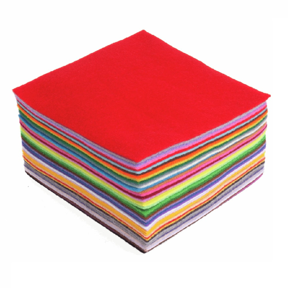 42 Piece Assorted Felt Pack - 15 x 15cm