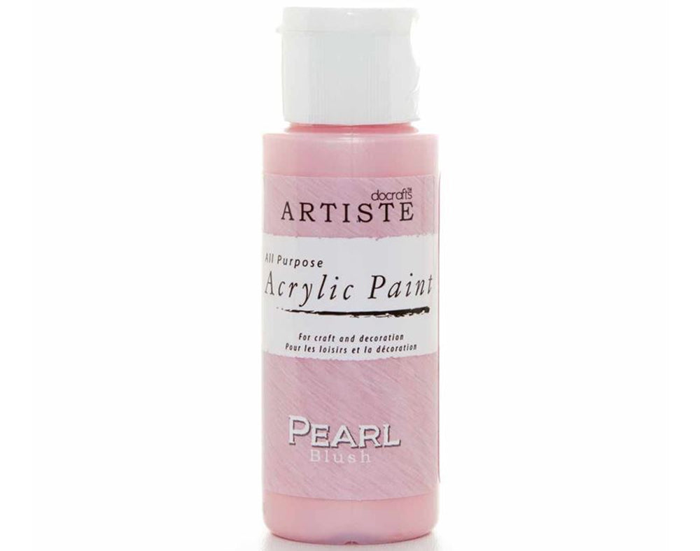 Pearl Blush Pink docrafts Artiste All Purpose Acrylic Craft Paint - 59ml
