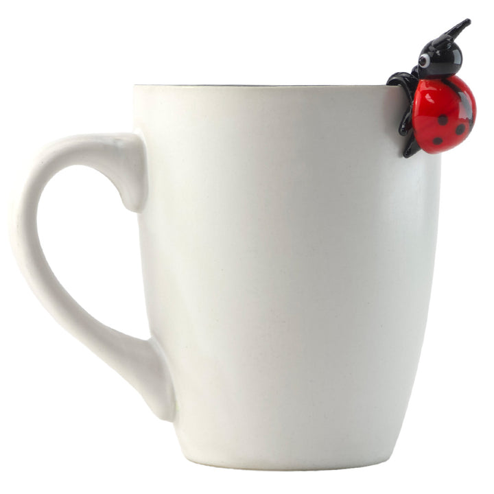 Ladybird | Little Glass Pot or Vase Hanger | Mini Gift | Cracker Filler
