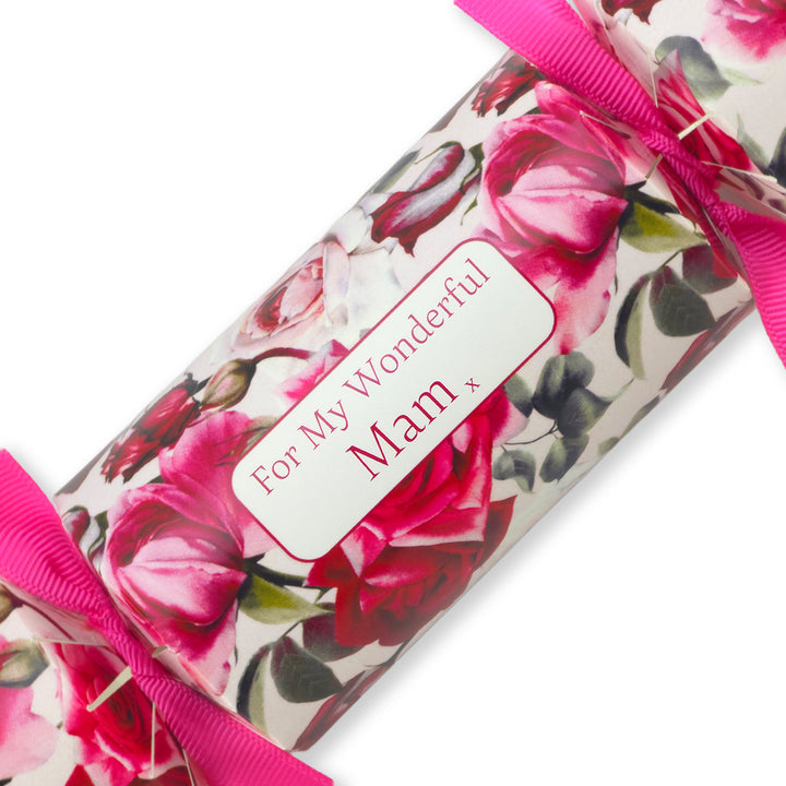For My Wonderful Mam | Mother's Day Cracker Craft Kit | Perfect Rose | Single