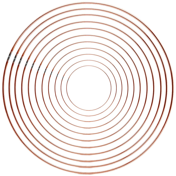 Copper Metal Ring for Crafts Wreath & Flower Hoop | Choice of Sizes