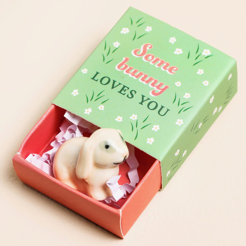 Some Bunny Loves You | Mini Matchbox Token | Cracker Filler