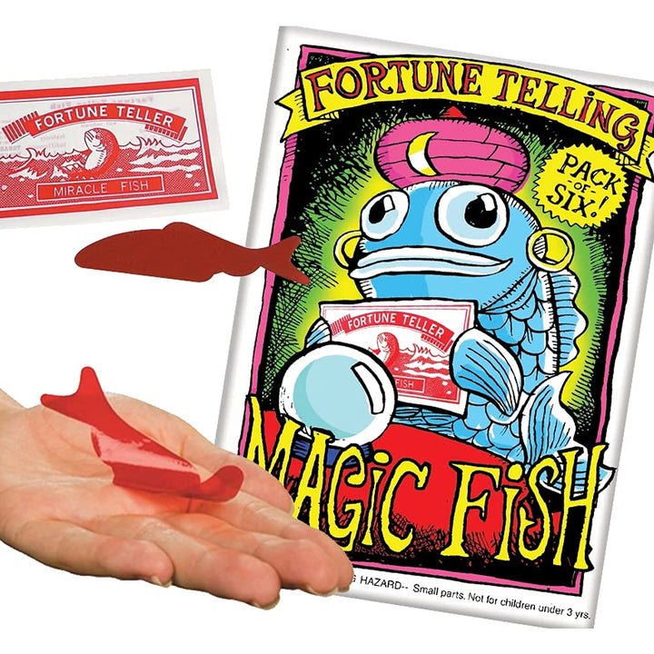 Fortune Teller Fish for Crackers | 6 Individual Packs | Cracker Filler Gifts