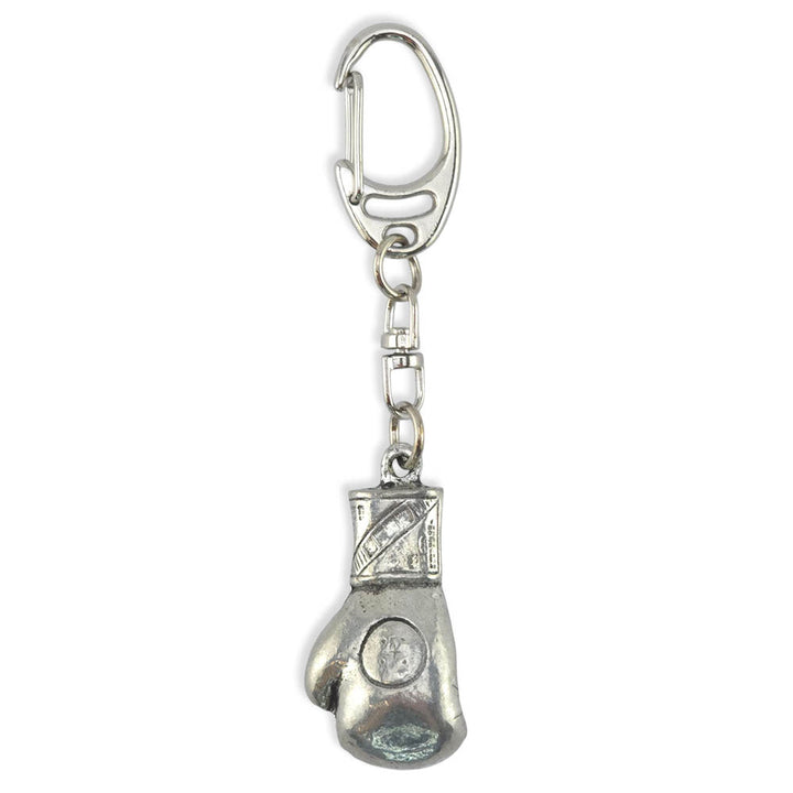 Boxing Glove | Chunky English Pewter 3D Keyring | Little Gift | Cracker Filler