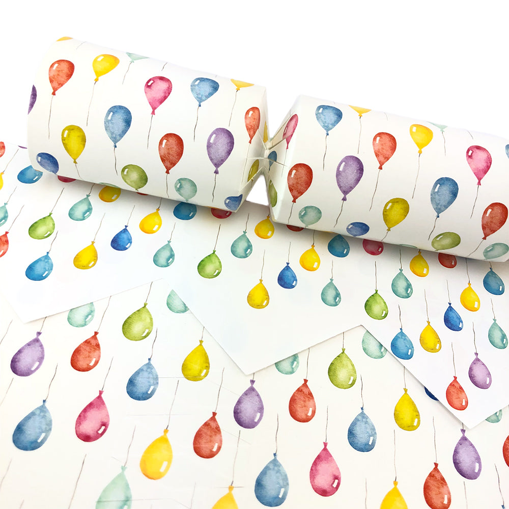 Party Balloons | SNAPLESS Birthday Cracker Making Craft Kit | Makes 6