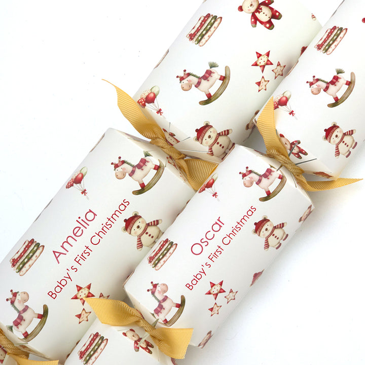 Personalised Cracker Craft Kit | Makes 4 or 6 Crackers | Baby&