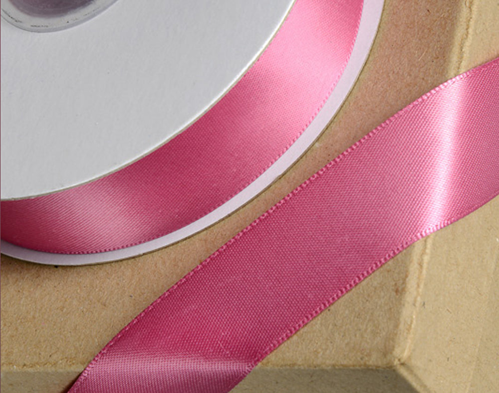 10mm Dusky Pink Double Faced Satin Ribbon | 25m Long